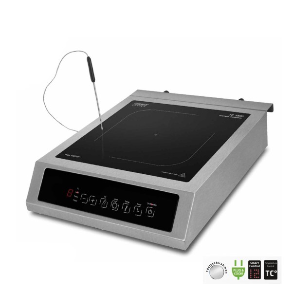 Caso TC 3500 Thermo Control - Induktionsplatte mit Thermometer - 3500W - Timer