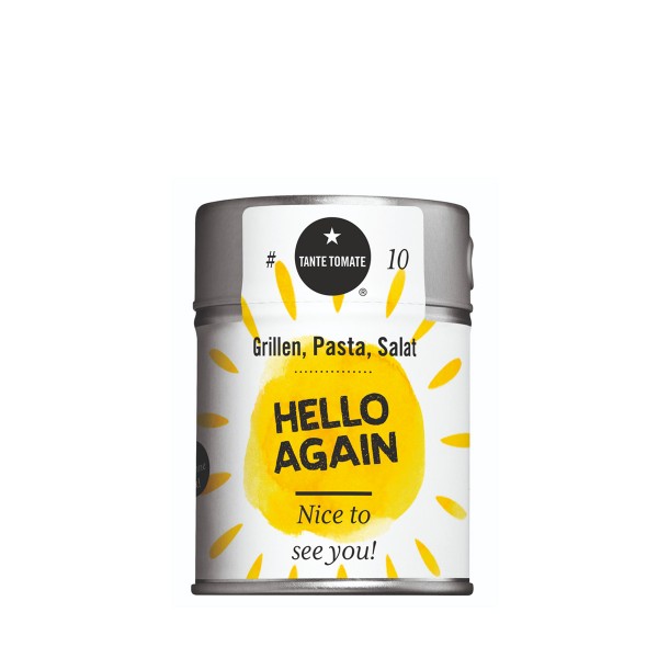Hello Again - Gewürzmischung - Für Grillen, Pasta und Salat - 45g Streuer