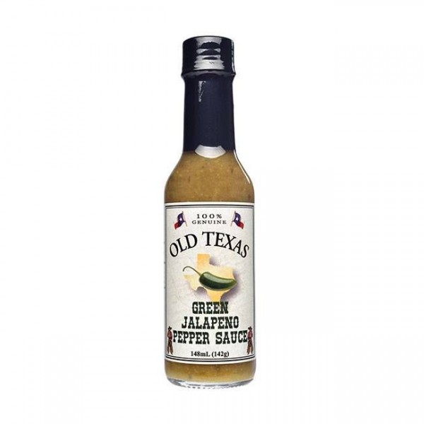 Old Texas Green Jalapeno Pepper Sauce 148ml eine fruchtige, scharfe Sauce 