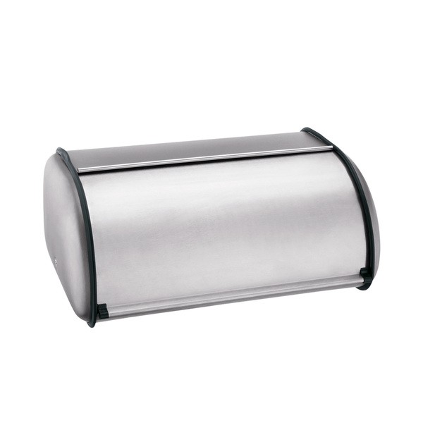 Brotkasten Edelstahl - mit Rolldeckel - 44 x 28 x 18cm