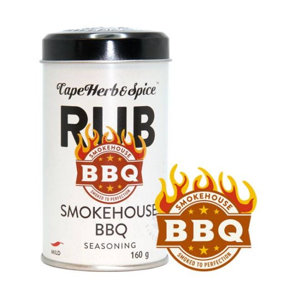 Cape Herb & Spice Rub Smokehouse BBQ 160g aromatische würzige Räuchermischung