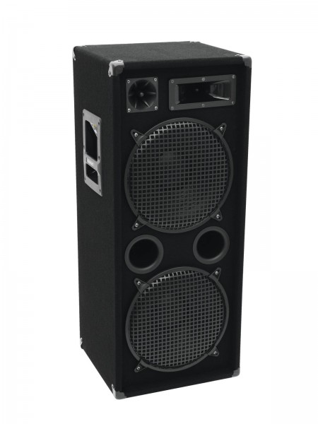 Robuste Full-Range-Box mit 2x12" Tieftöner und 1000 Watt Leistung DX-2222
