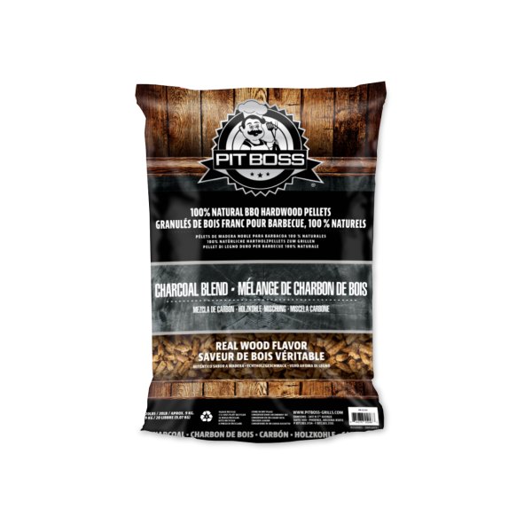 Pellet ´GRILL FUEL´ - 9kg Sack - Charcoal - Holzkohle (vorverkohlt)