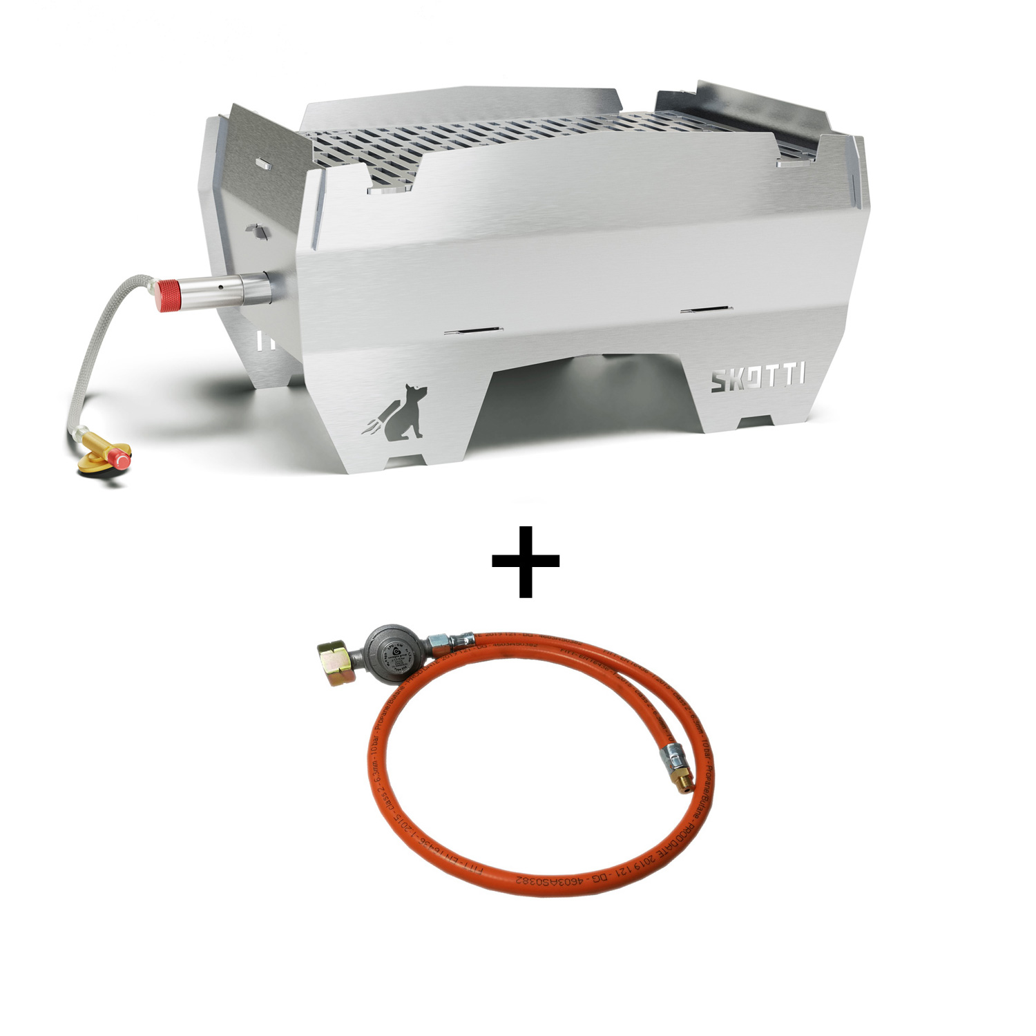 SKOTTI Grill 2.0 SKOTTI Premium Kompaktgrill incl. Anschluss KIT