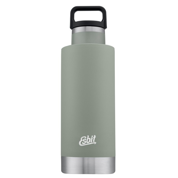 ESBIT SCULPTOR Edelstahl Isolierflasche "Standard Mouth", 750ML, stone grey