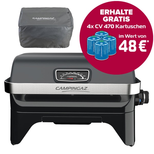 CAMPINGAZ Attitude 2go CV - Tischgrill + Cover - AKTION: 4 x Gratis Gas