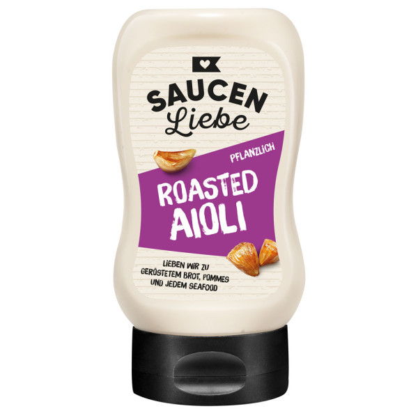 Saucen Liebe - Roasted Aioli - Knoblauchsauce mit Rauchnote - 300ml - vegan